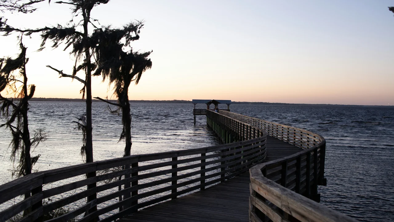 Riparian rights dock